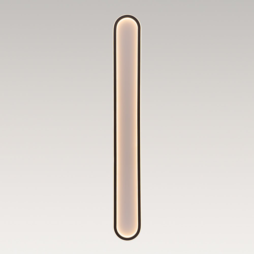 Minimalist Streamlined Oval Warm LED Ceiling Light