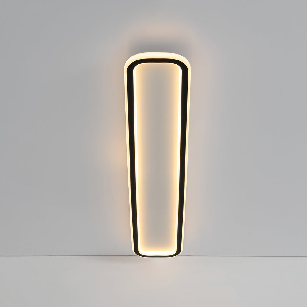 Minimalist Streamlined Rectangular Warm LED Ceiling Light