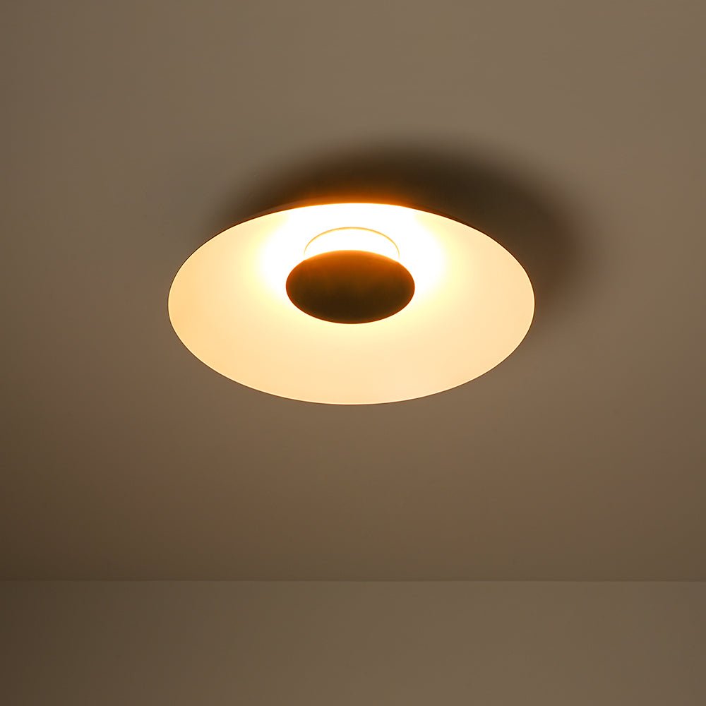 Minimalist Wide Flat Dome Dimmable LED Ceiling Light