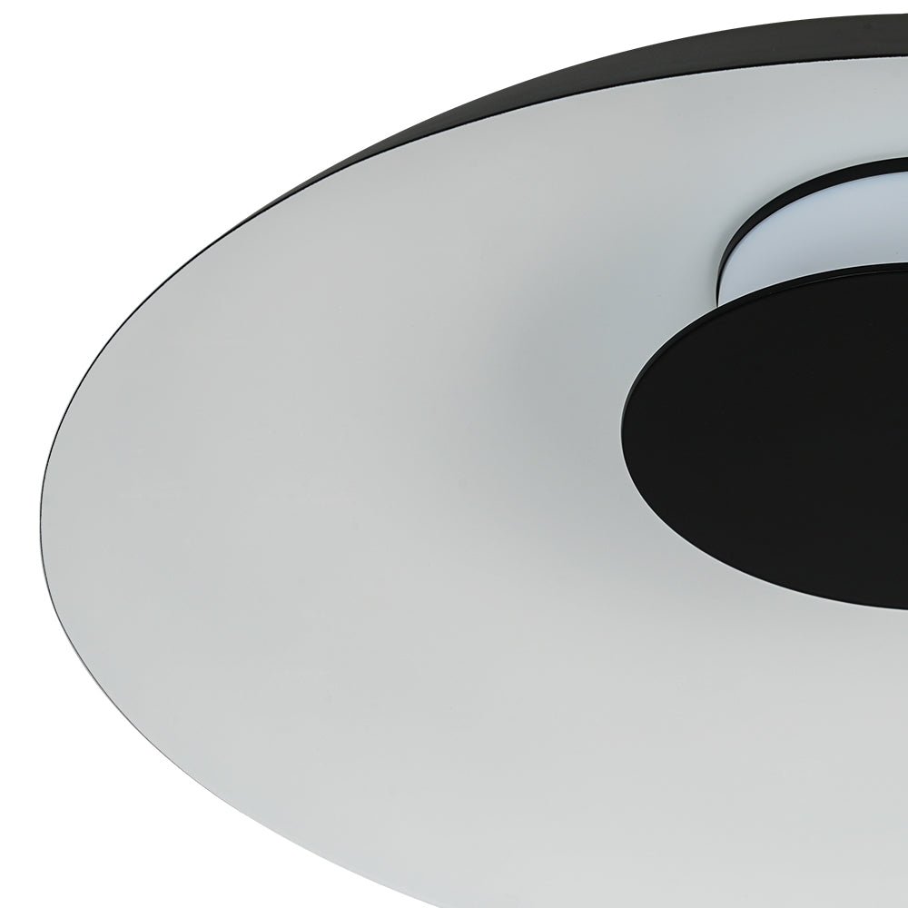 Minimalist Wide Flat Dome Dimmable LED Ceiling Light