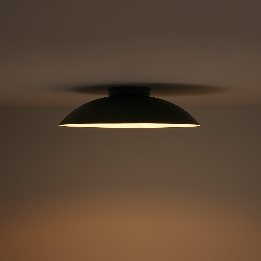 Minimalist Wide Flat Dome Dimmable LED Ceiling Light