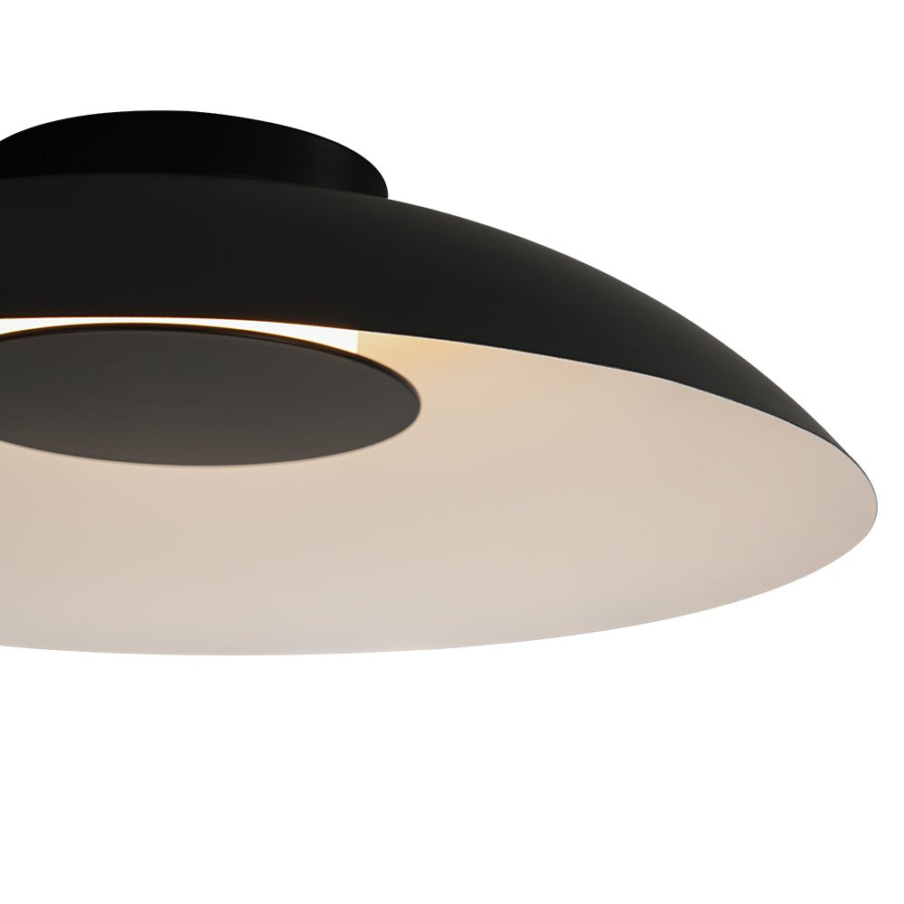 Minimalist Wide Flat Dome Dimmable LED Ceiling Light
