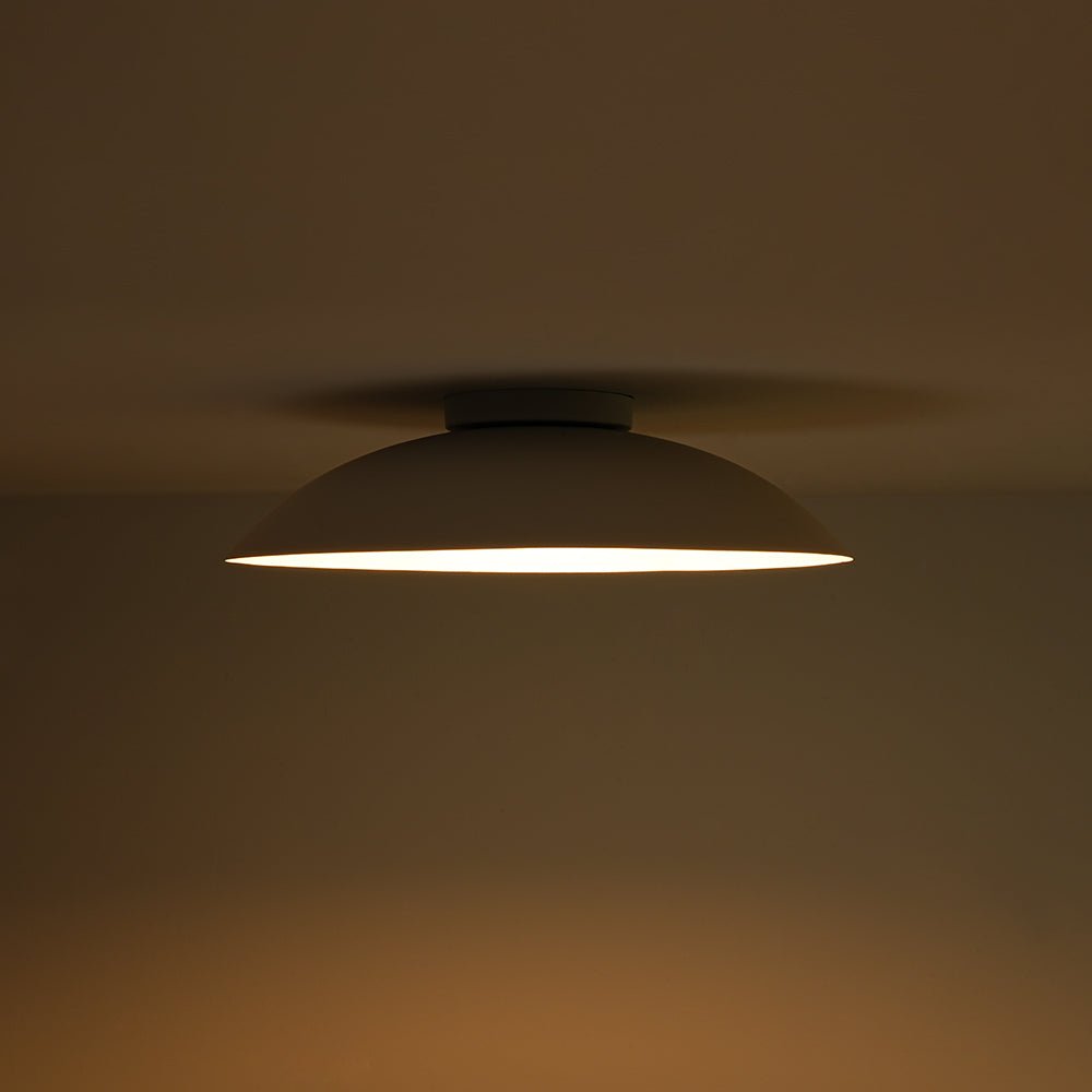 Minimalist Wide Flat Dome Dimmable LED Ceiling Light