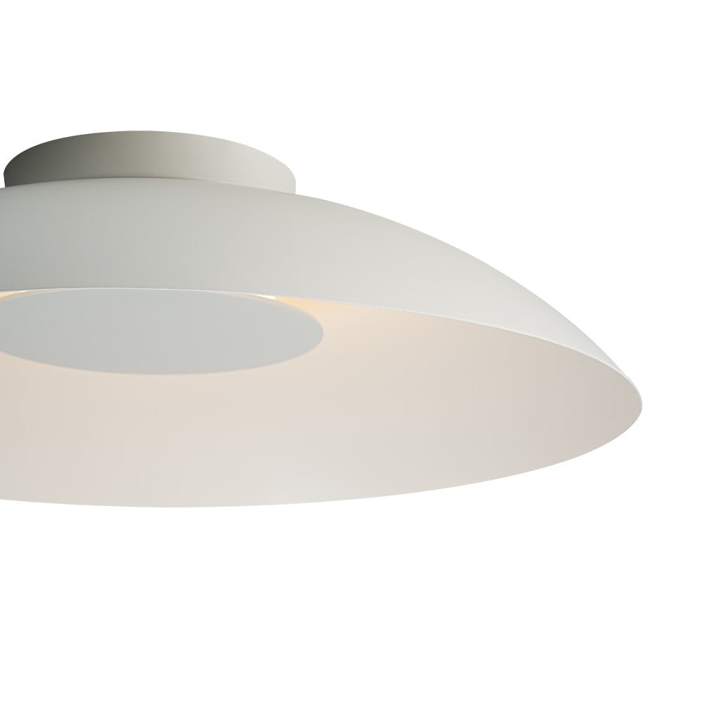 Minimalist Wide Flat Dome Dimmable LED Ceiling Light