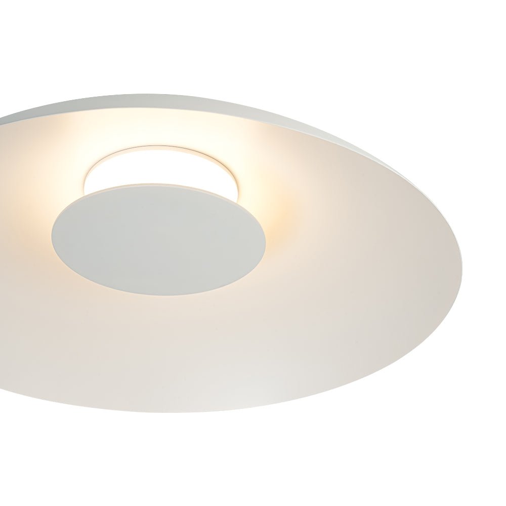 Minimalist Wide Flat Dome Dimmable LED Ceiling Light