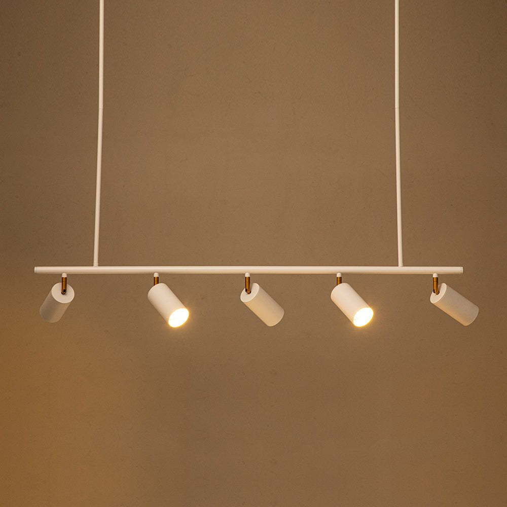 Modern 5-light Island Linear Track Light