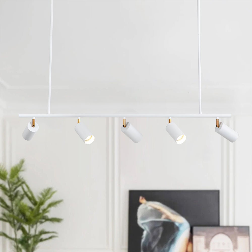 Modern 5-light Island Linear Track Light