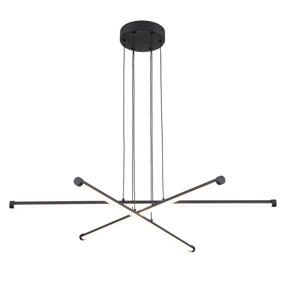 (OpenBox) Modern Dimmable 3-Light Tube LED Pendant Chandelier