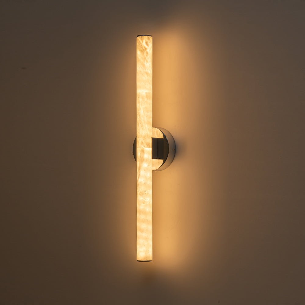(OpenBox) Modern Dimmable LED Marble Tube Vanity Wall Light