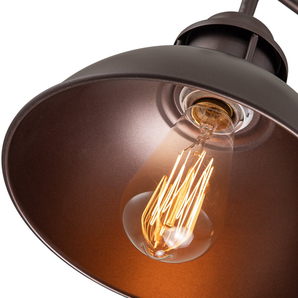 (OpenBox) Modern Farmhouse 3-light Island Pot Lid Dome Pendant