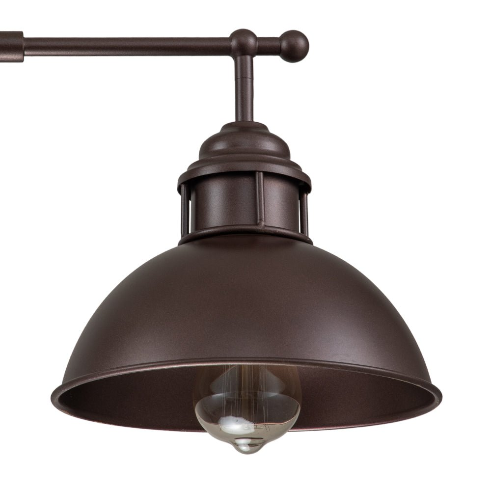 (OpenBox) Modern Farmhouse 3-light Island Pot Lid Dome Pendant