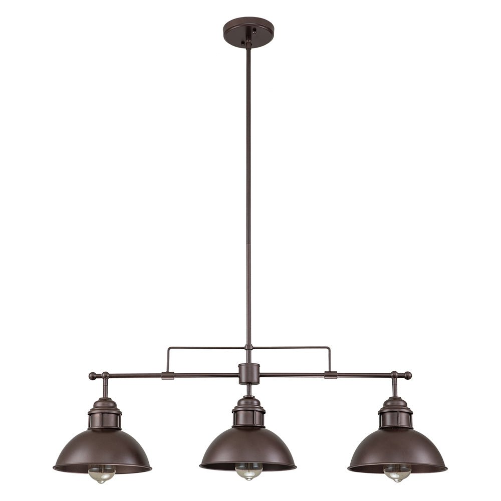(OpenBox) Modern Farmhouse 3-light Island Pot Lid Dome Pendant