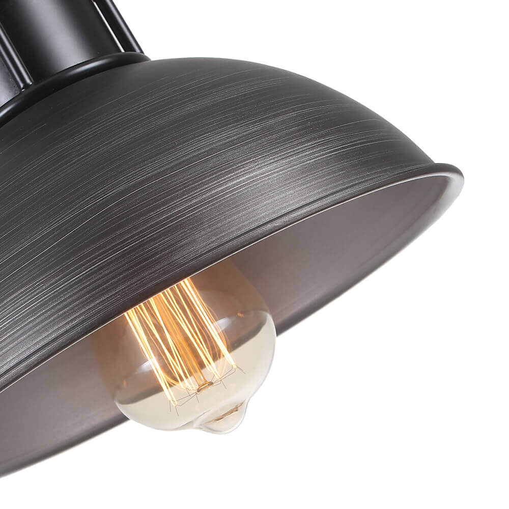 (OpenBox) Modern Farmhouse 3-light Island Pot Lid Dome Pendant