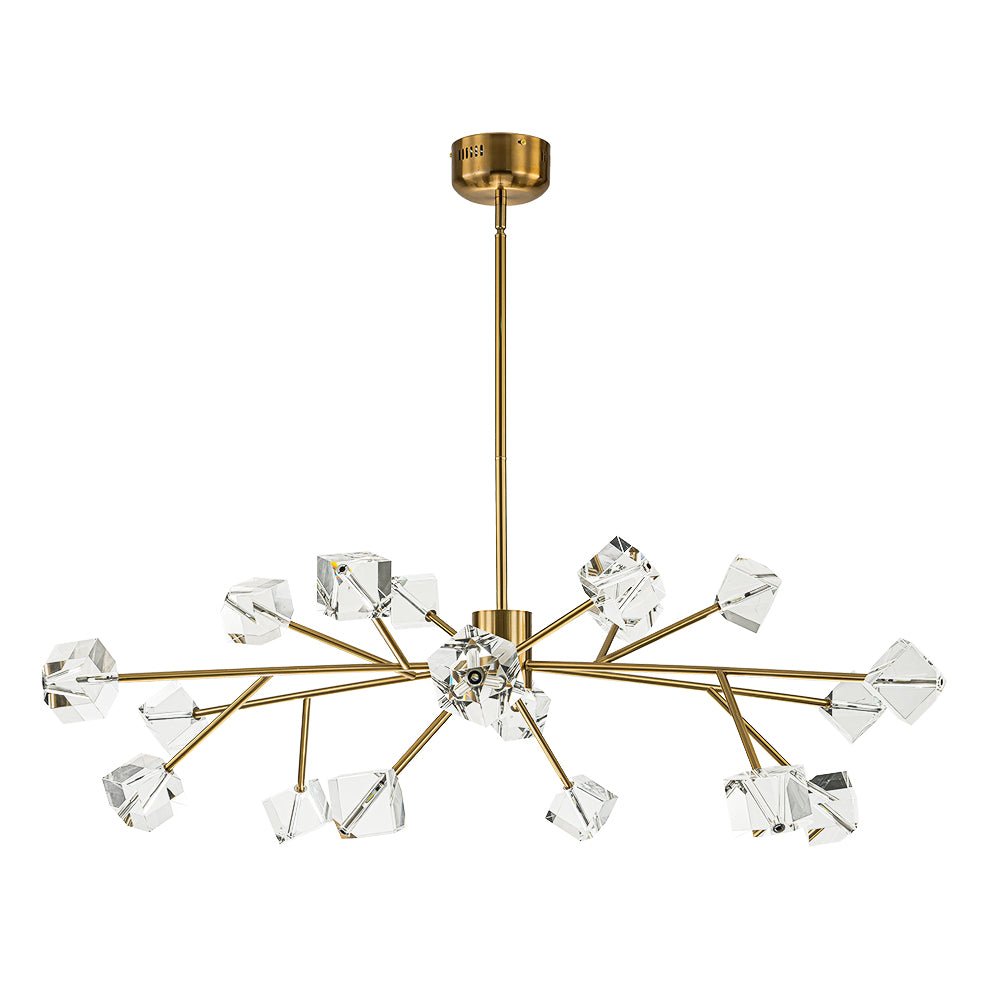 (OpenBox) Modern Mid-century Glam Branch Crystal Sputnik Chandelier