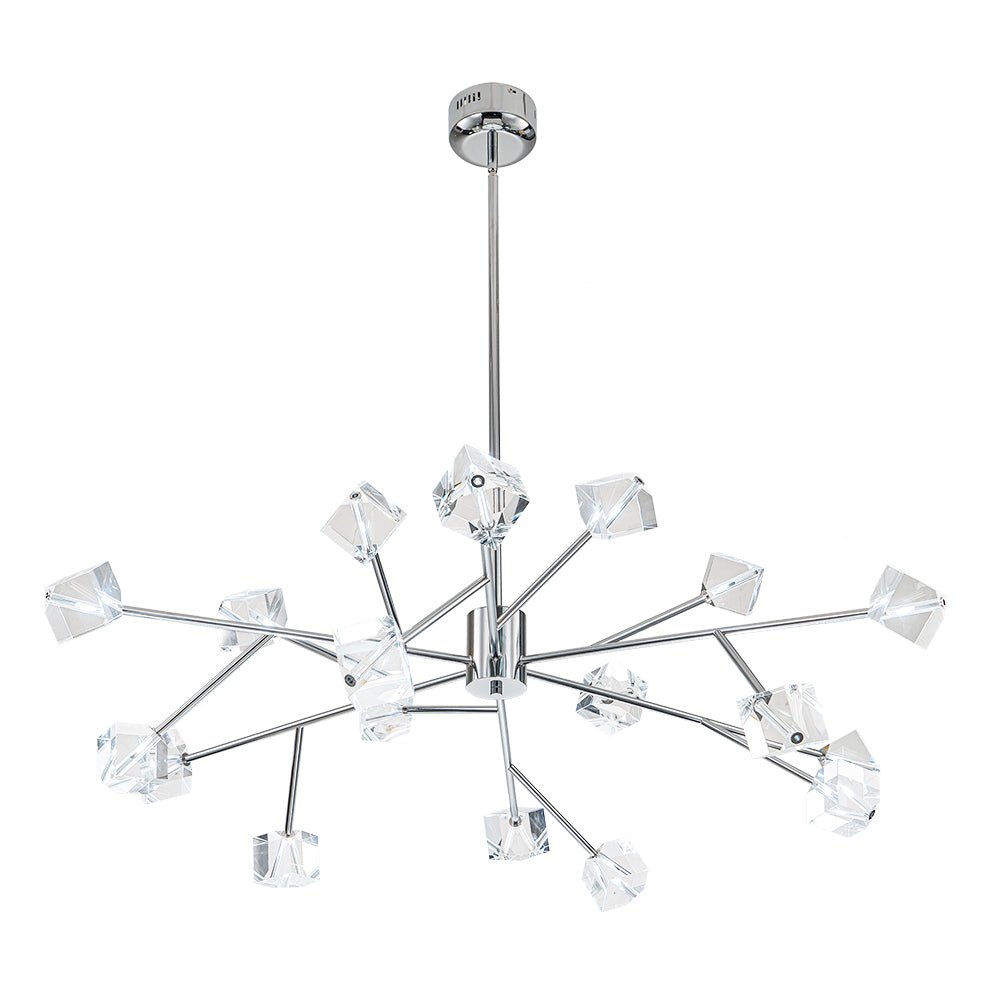(OpenBox) Modern Mid-century Glam Branch Crystal Sputnik Chandelier