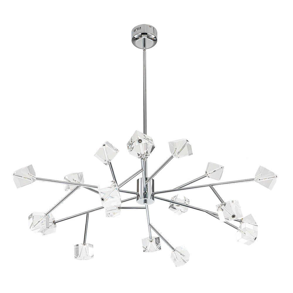 (OpenBox) Modern Mid-century Glam Branch Crystal Sputnik Chandelier