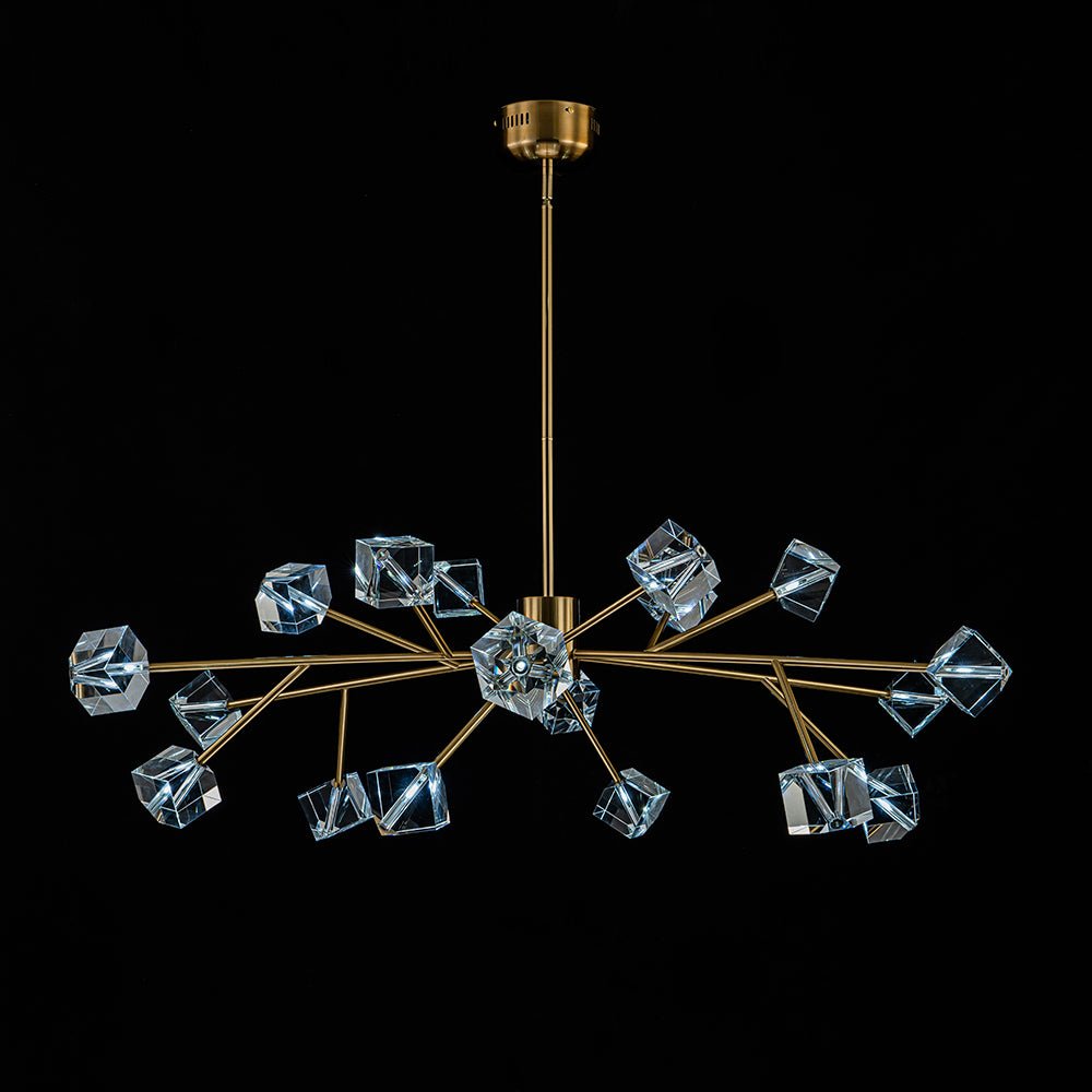 (OpenBox) Modern Mid-century Glam Branch Crystal Sputnik Chandelier