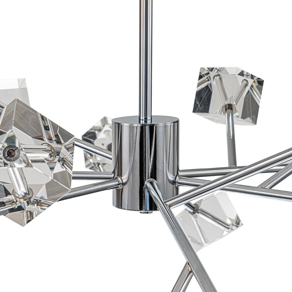 (OpenBox) Modern Mid-century Glam Branch Crystal Sputnik Chandelier