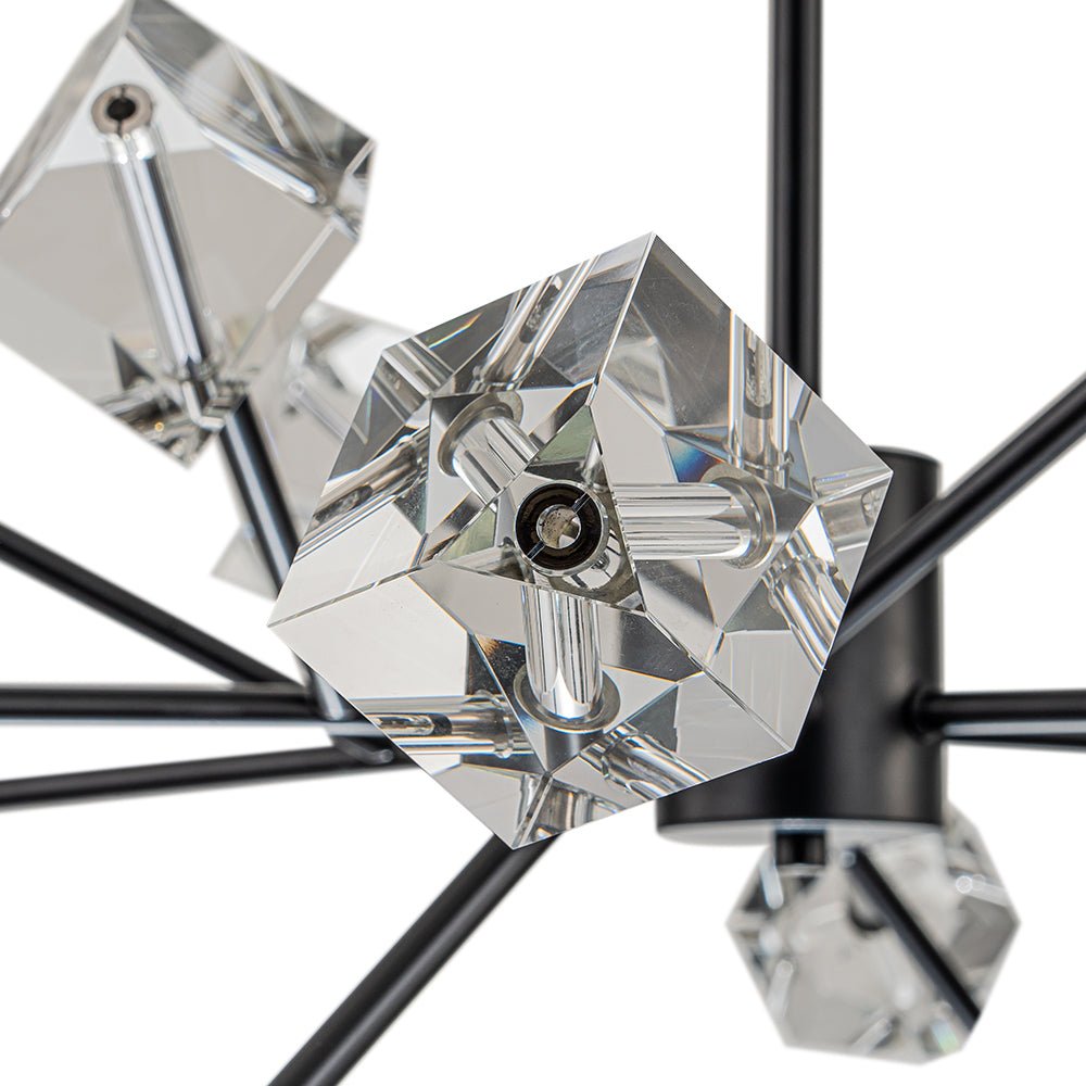 (OpenBox) Modern Mid-century Glam Branch Crystal Sputnik Chandelier