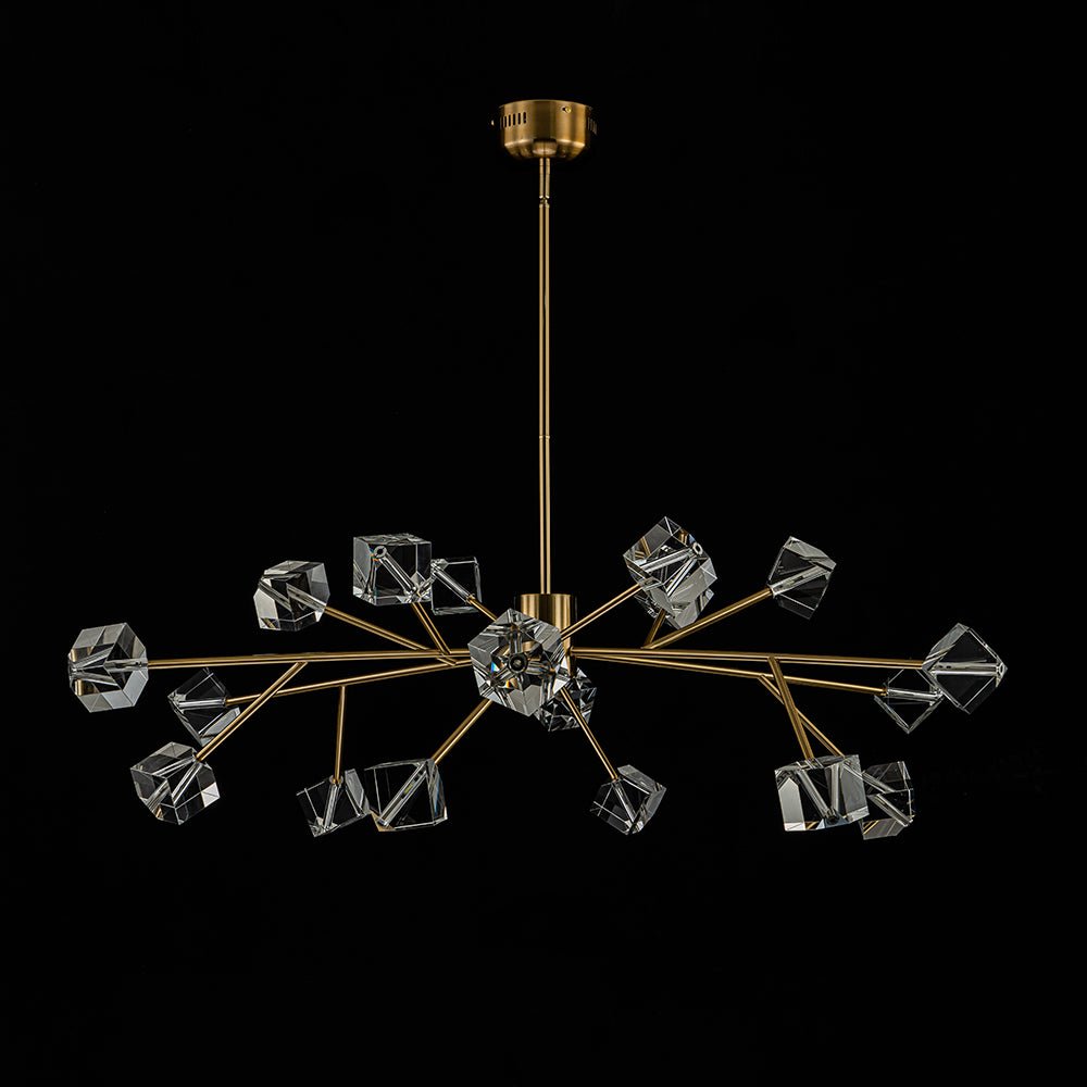 (OpenBox) Modern Mid-century Glam Branch Crystal Sputnik Chandelier