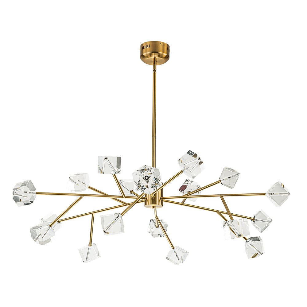 (OpenBox) Modern Mid-century Glam Branch Crystal Sputnik Chandelier