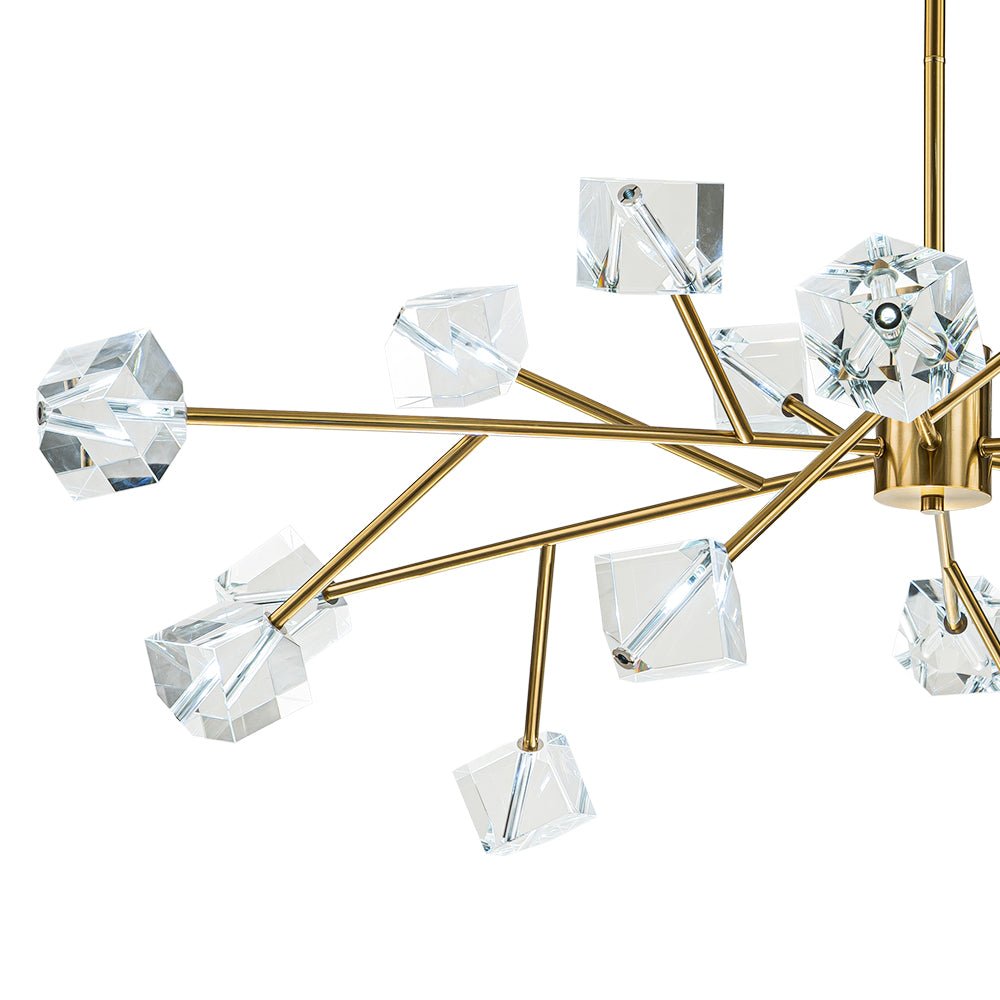 (OpenBox) Modern Mid-century Glam Branch Crystal Sputnik Chandelier