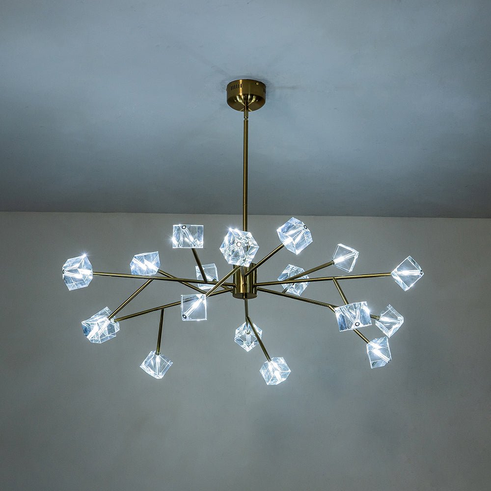(OpenBox) Modern Mid-century Glam Branch Crystal Sputnik Chandelier