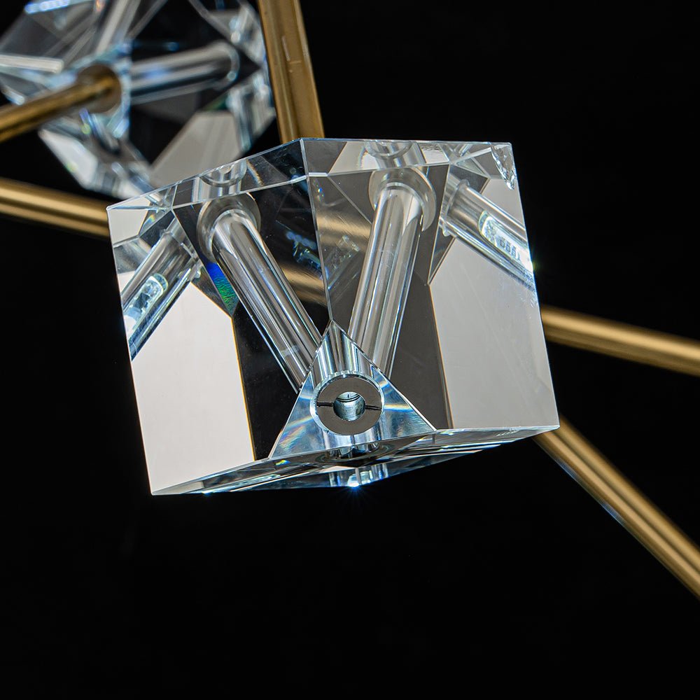 (OpenBox) Modern Mid-century Glam Branch Crystal Sputnik Chandelier