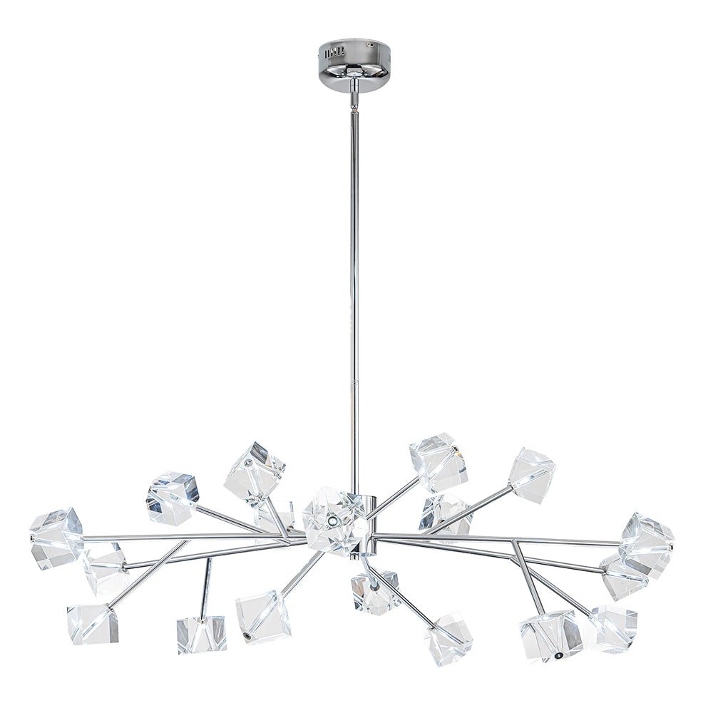 (OpenBox) Modern Mid-century Glam Branch Crystal Sputnik Chandelier