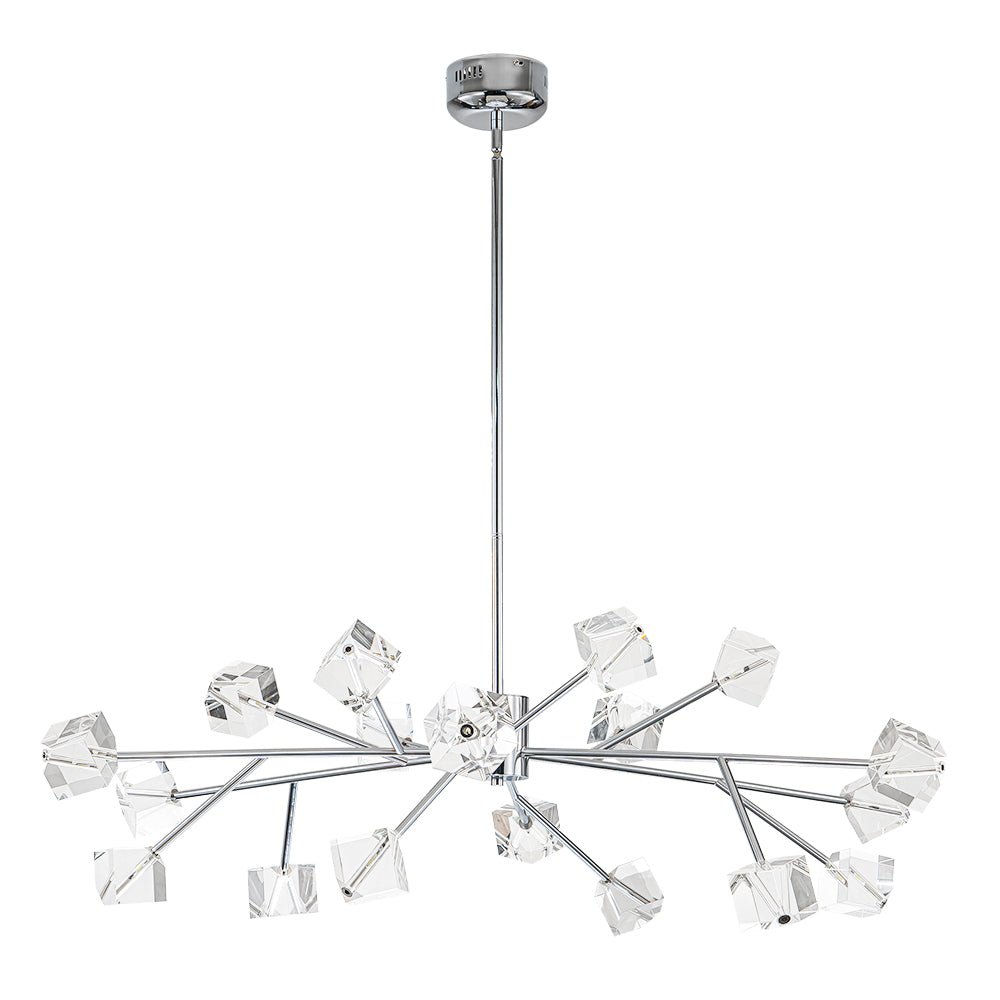 (OpenBox) Modern Mid-century Glam Branch Crystal Sputnik Chandelier