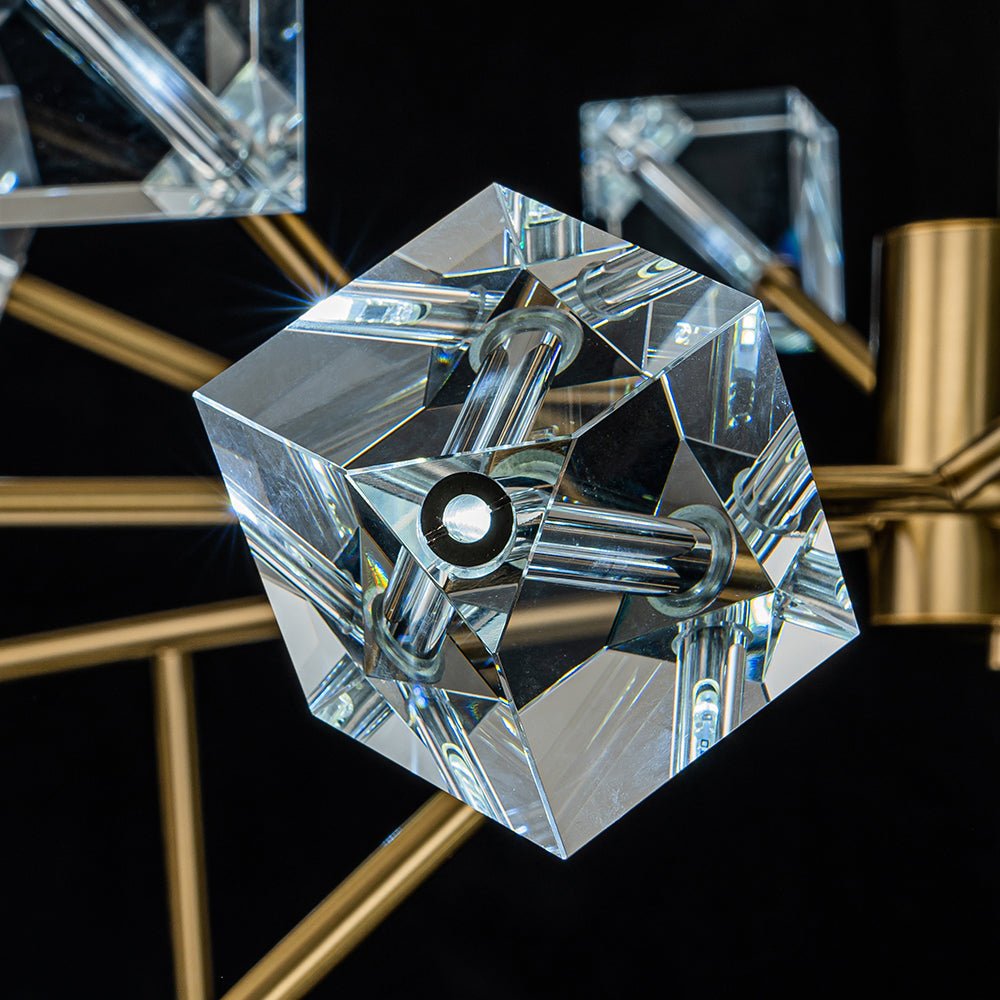 (OpenBox) Modern Mid-century Glam Branch Crystal Sputnik Chandelier