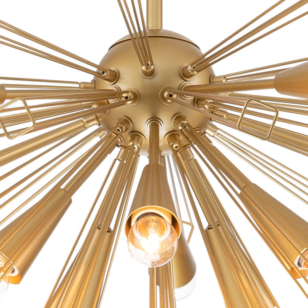 (OpenBox) 10-Light Geometric Sputnik Sunburst Chandelier
