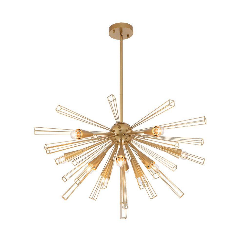(OpenBox) 10-Light Geometric Sputnik Sunburst Chandelier