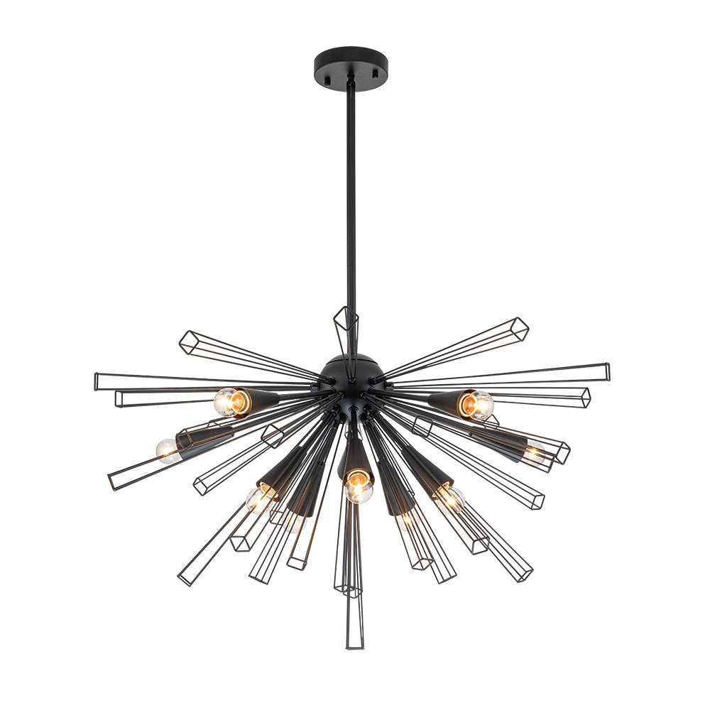 (OpenBox) 10-Light Geometric Sputnik Sunburst Chandelier