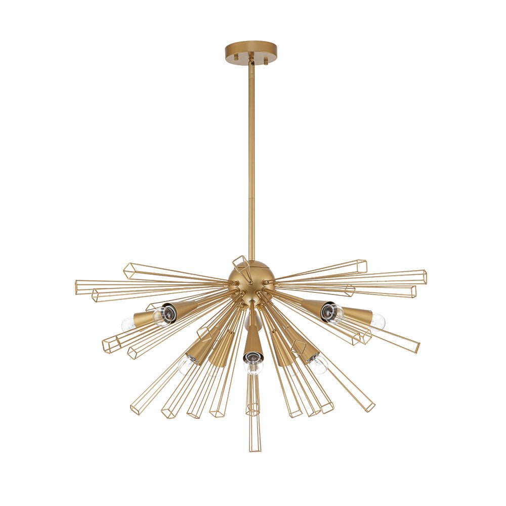 (OpenBox) 10-Light Geometric Sputnik Sunburst Chandelier