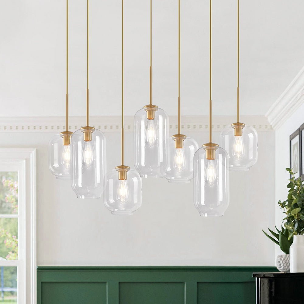 (OpenBox) 7-light Kitchen Island Cluster Pendant Chandelier