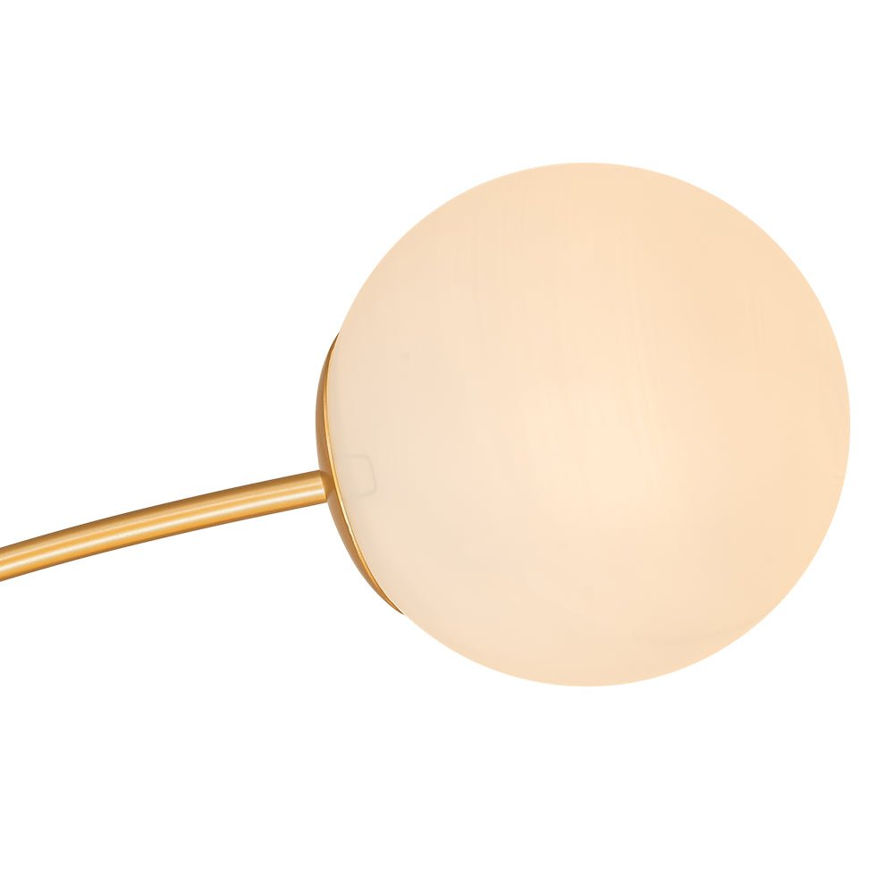 (OpenBox) Blossom 12-Light Opal Glass Bubble Semi Flush Chandelier
