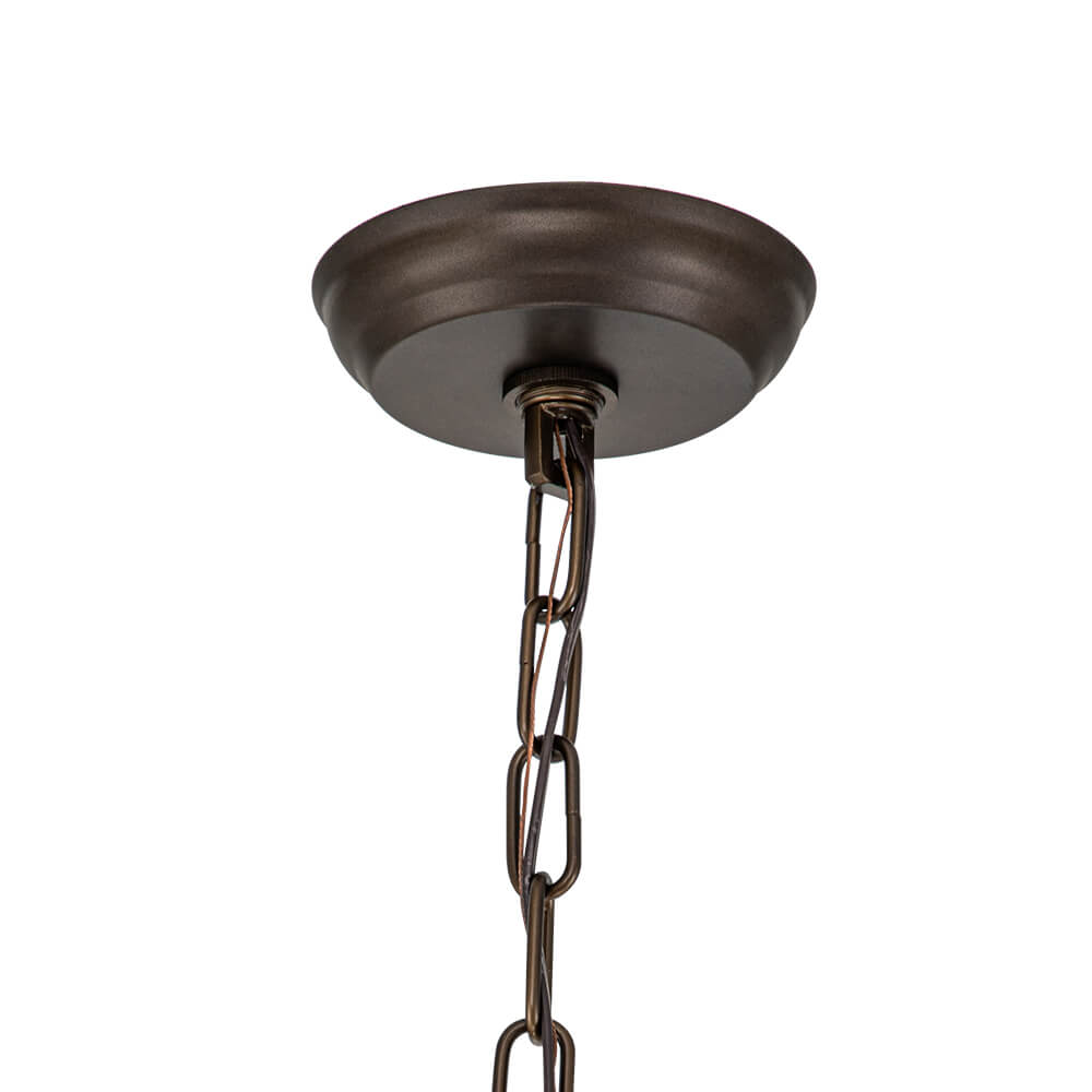 (OpenBox) Classic 8-Light Sphere Chandelier with Crystal Accents
