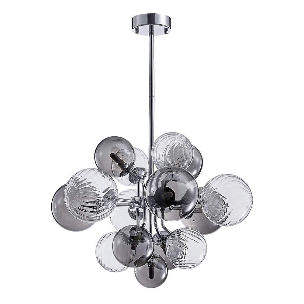 (OpenBox) Cluster Glass Globe Bubble Chandelier 23.6/31.5 Wide Large Chandelier