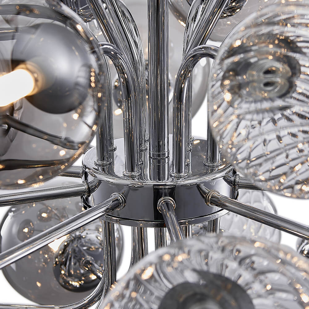 (OpenBox) Cluster Glass Globe Bubble Chandelier 23.6/31.5 Wide Large Chandelier