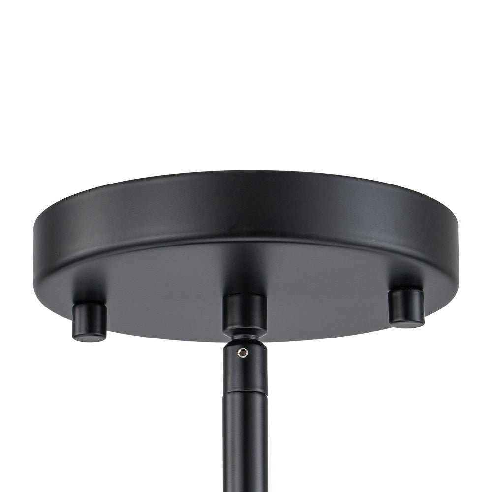 (OpenBox) Contemporary Wide Linen Drum Brass Semi Flush Mount