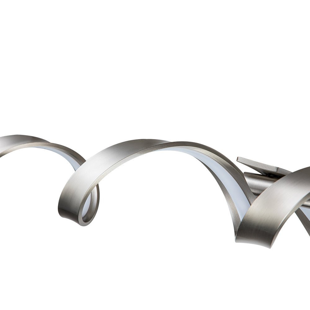 (OpenBox) Dimmable Wavy Linear LED Kitchen Island Pendant