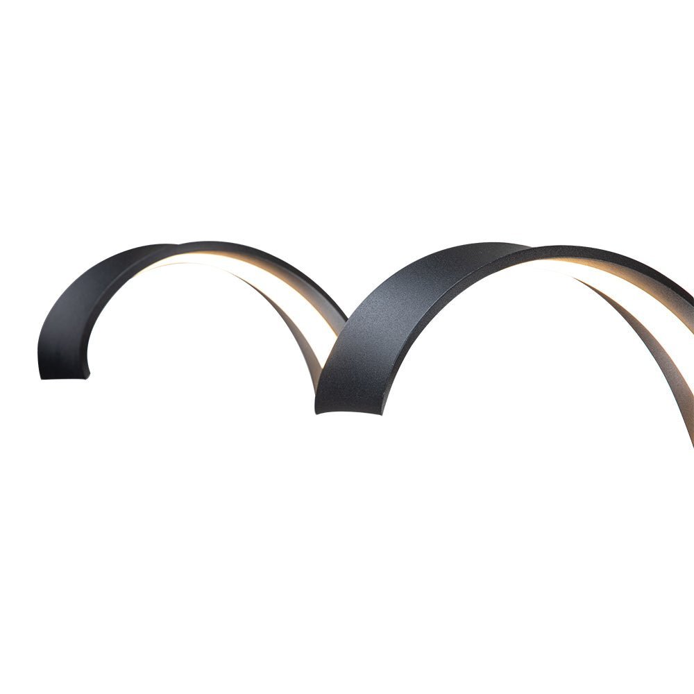 (OpenBox) Dimmable Wavy Linear LED Kitchen Island Pendant