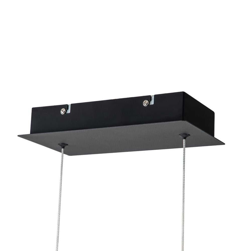 (OpenBox) Dimmable Wavy Linear LED Kitchen Island Pendant