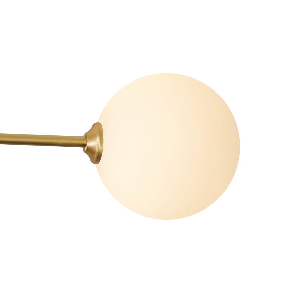 (OpenBox) Frosted Bubble Linear Sputnik Semi Flush Mount