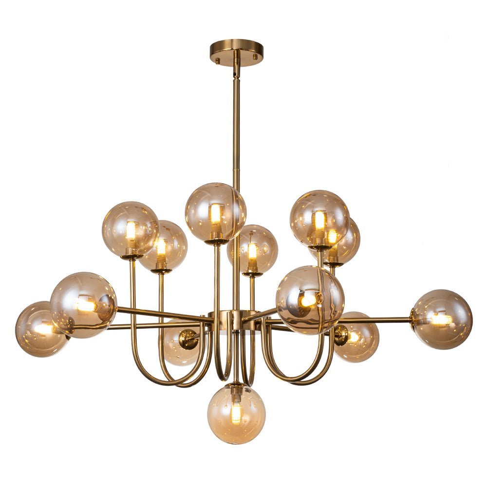 (OpenBox) Glam 13-Light Sputnik Glass Globe Bubble Chandelier