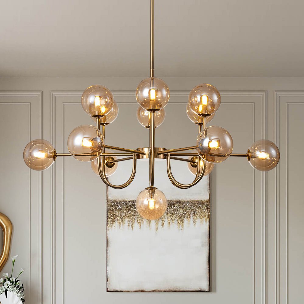 (OpenBox) Glam 13-Light Sputnik Glass Globe Bubble Chandelier