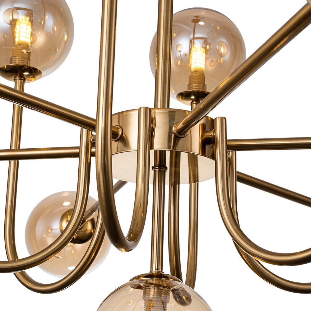 (OpenBox) Glam 13-Light Sputnik Glass Globe Bubble Chandelier
