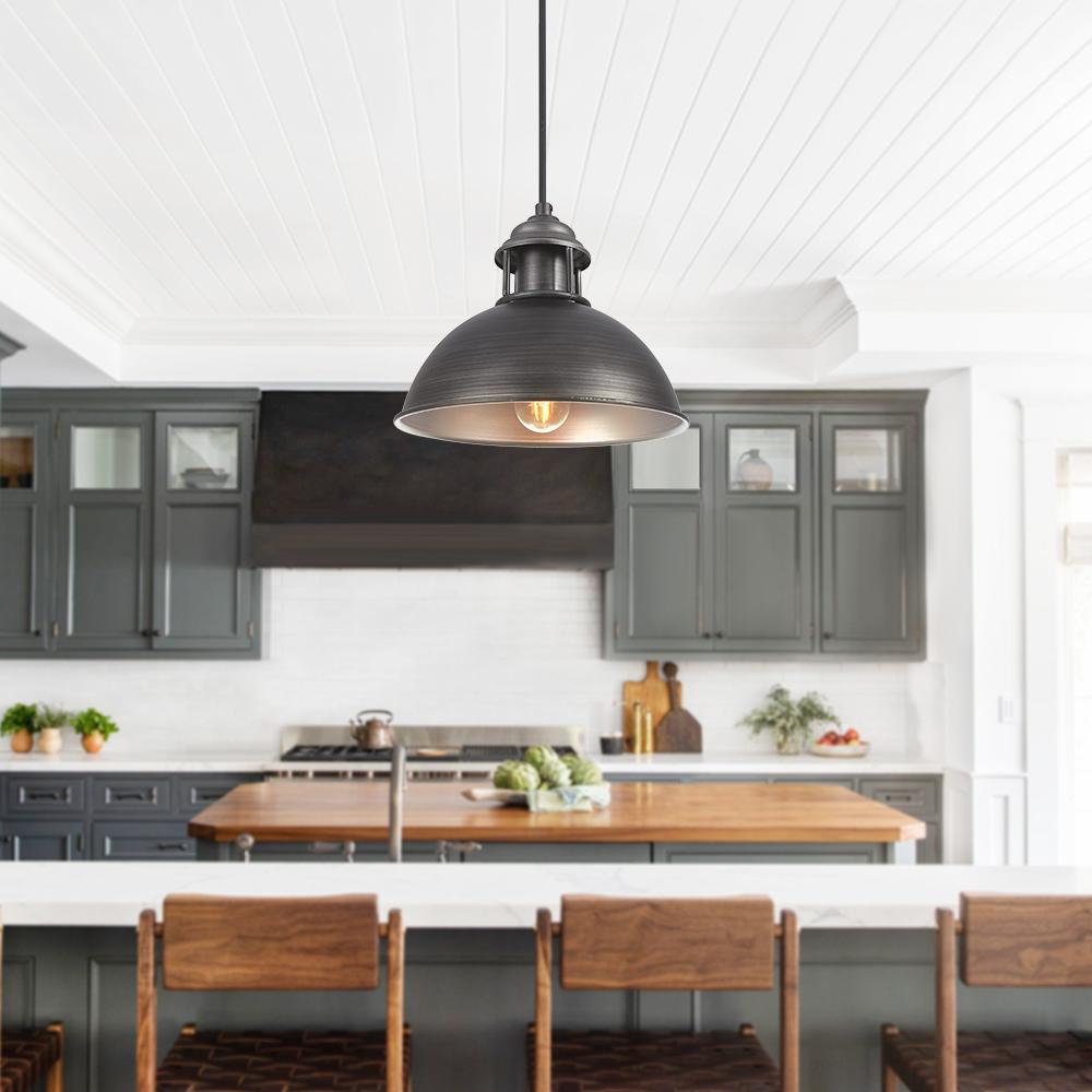 (OpenBox) Industrial Single Pot Lid Dome Pendant