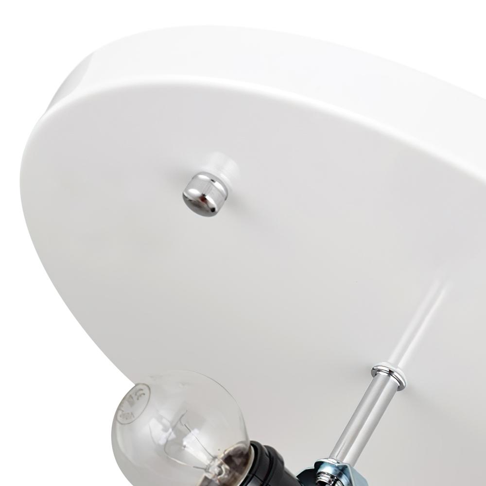 (OpenBox) Mid-Century Modern White Flush Mount Light